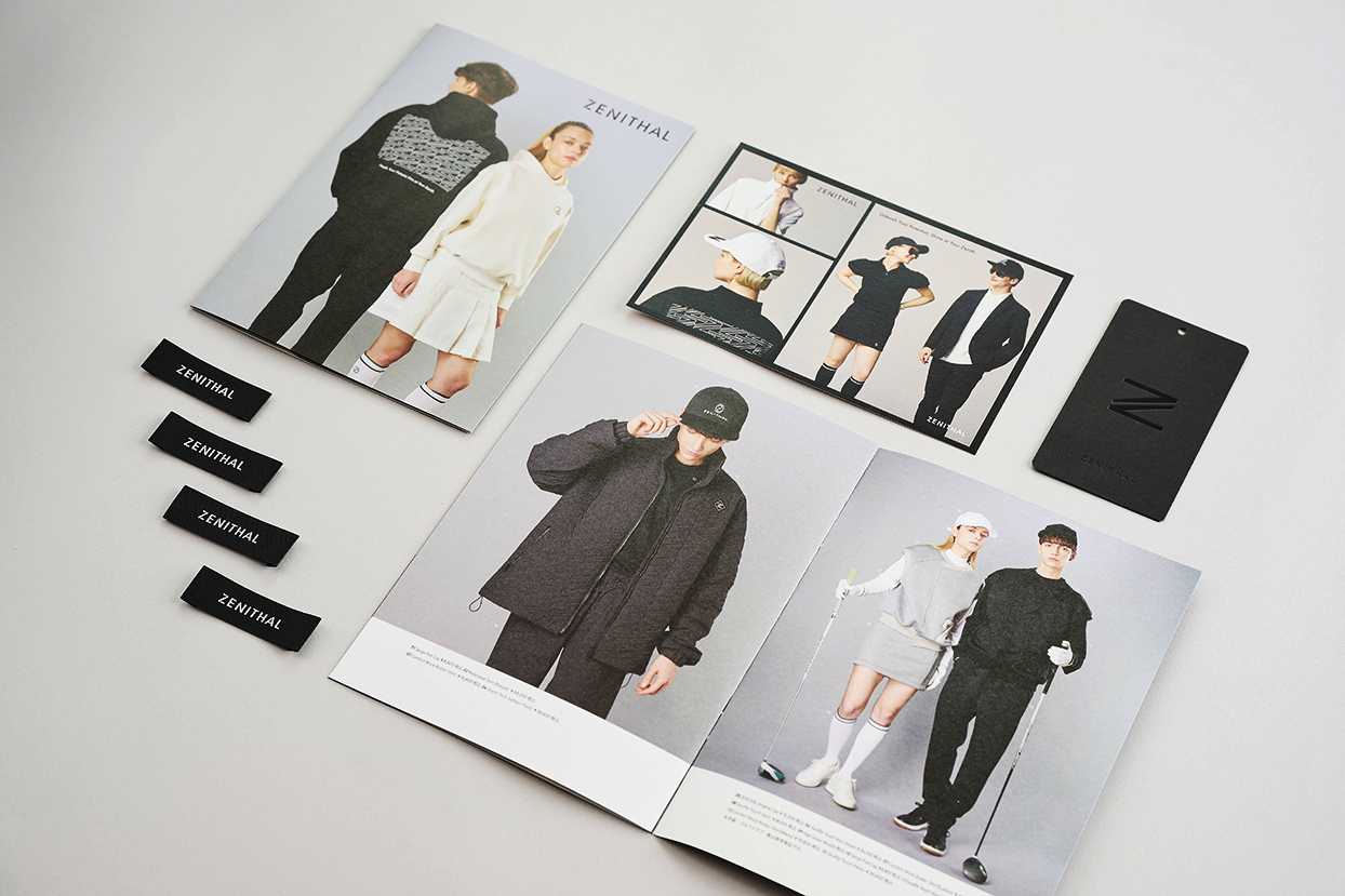 ゴルフウェアブランドZENITHAL様の総合プロデュース